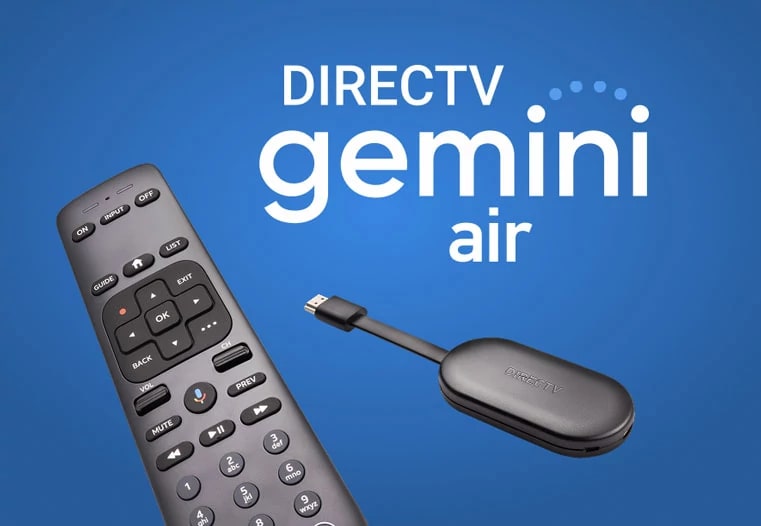 Official DIRECTV Gemini Air streaming device and voice remote